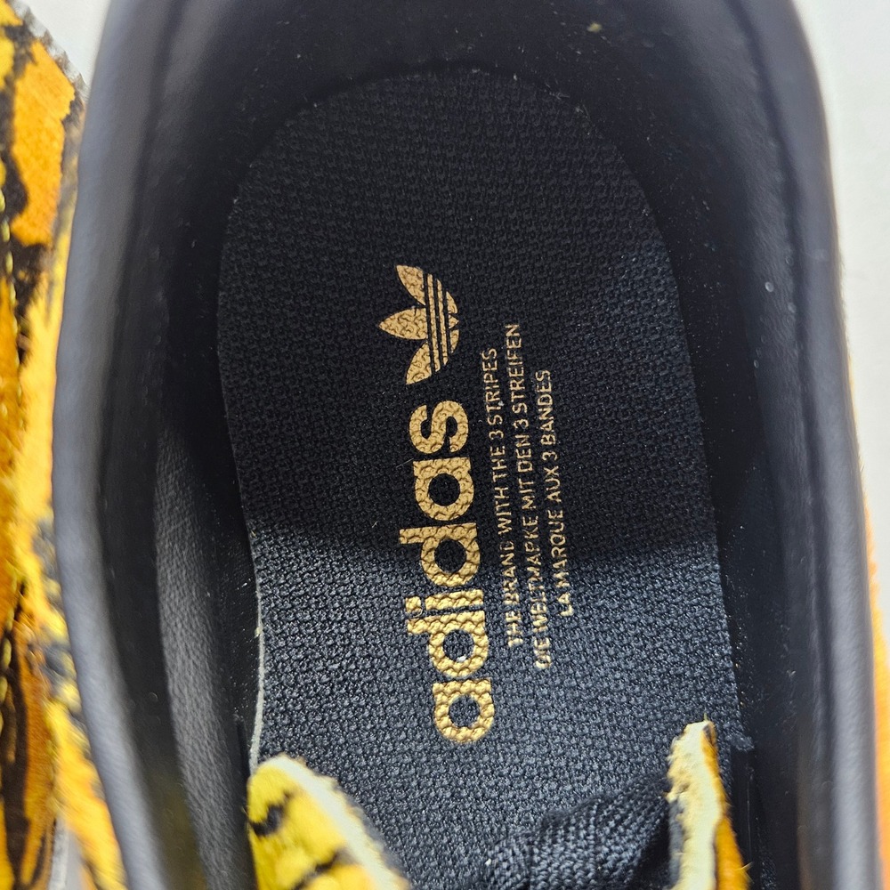 Adidas Tokyo W Tiger Print Pony Hair Sneakers IH6638 Yellow Gold Womens Size 8 - Picture 9 of 9